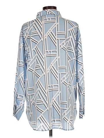 Karl Lagerfeld Paris Long Sleeve Button-Down Shirt (view 2)