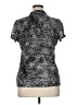 AB Studio Tweed Silver Short Sleeve Polo Size XL - photo 2