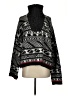 By Anthropologie Houndstooth Black Poncho Size XS - photo 1