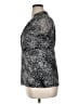AB Studio Tweed Silver Short Sleeve Polo Size XL - photo 5