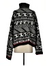 By Anthropologie Houndstooth Black Poncho Size XS - photo 2