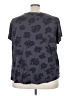 Torrid Floral Gray Short Sleeve Top Size 5X Plus (5) - photo 2