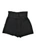 Le Lis Solid Black Shorts Size L - photo 1
