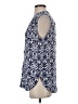 Fun2Fun 100% Rayon Blue Sleeveless Button-Down Shirt Size S (petite) - photo 5