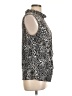 DKNY Silver Sleeveless Blouse Size L - photo 4