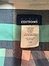 Basic Editions Plaid Teal Short Sleeve Button-Down Shirt Size 8 - photo 3