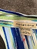 Notations 100% Polyester Stripes Blue 3/4 Sleeve Blouse Size L - photo 7