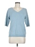 Ella Moss Blue Pullover Sweater Size M - photo 1