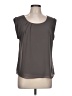 Naked Zebra 100% Polyester Gray Sleeveless Blouse Size L - photo 1