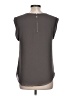 Naked Zebra 100% Polyester Gray Sleeveless Blouse Size L - photo 2
