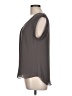 Naked Zebra 100% Polyester Gray Sleeveless Blouse Size L - photo 5