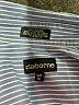 Liz Claiborne Stripes Blue Long Sleeve Button-Down Shirt Size 10 - photo 3