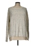 Eileen Fisher Metallic Silver Pullover Sweater Size L - photo 1