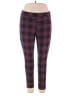 Torrid Plaid Burgundy Casual Pants Size 3X Plus (3) - photo 1