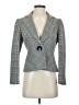 Liz Claiborne Houndstooth Gray Blazer Size 2 Petite - photo 1