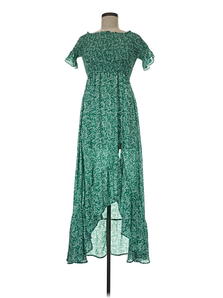 Pre-owned Lulus Casual Dress In Green