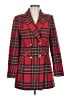 Venus 100% Polyester Plaid Red Coat Size 8 - photo 1