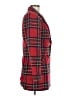 Venus 100% Polyester Plaid Red Coat Size 8 - photo 4