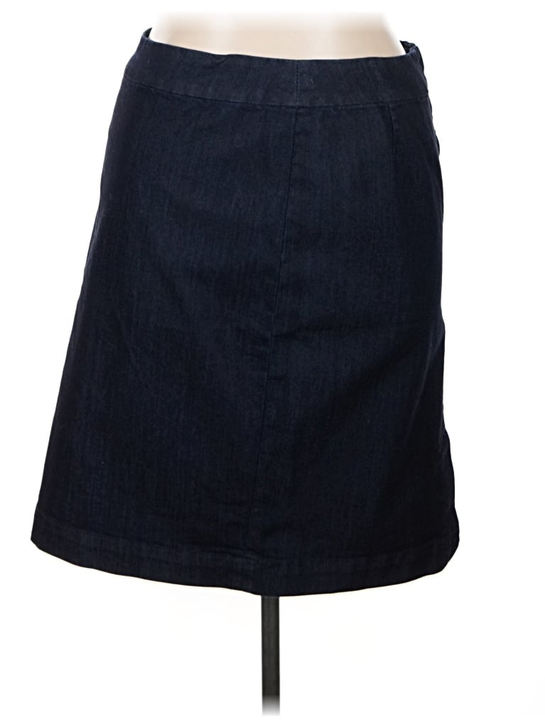 Pre-owned Coldwater Creek Denim Skirt In Blue