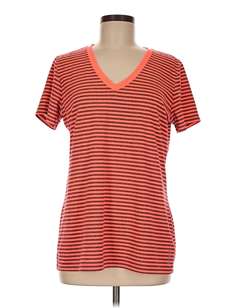 Pre-owned Reebok Short Sleeve T-shirt In Orange