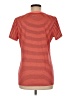 Reebok 100% Polyester Stripes Orange Short Sleeve T-Shirt Size M - photo 2