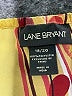 Lane Bryant 100% Polyester Brown 3/4 Sleeve Blouse Size 18 - 20 Plus - photo 7