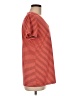 Reebok 100% Polyester Stripes Orange Short Sleeve T-Shirt Size M - photo 4