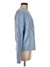 Everlane Chevron-herringbone Blue Pullover Sweater Size M - photo 4