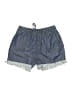 Unbranded Chevron-herringbone Blue Denim Shorts Size XL - photo 1