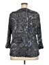 Avenue 100% Polyester Gray 3/4 Sleeve Blouse Size 22 Plus - photo 2