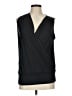 Garnet Hill Black Sleeveless Blouse Size M - photo 1