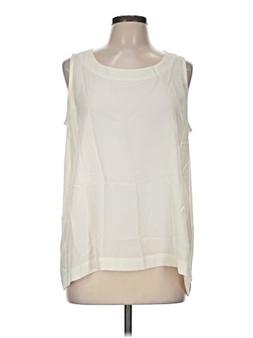 Eskandar Sleeveless Silk Top (view 1)