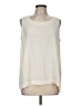 Eskandar 100% Silk Ivory Sleeveless Silk Top Size 8 (1) - photo 1