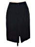 Kasper A.S.L. 100% Polyester Solid Black Formal Skirt Size 6 - photo 2