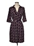 Laundry by Shelli Segal Print Purple Casual Dress Size 6 - photo 1