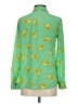 Leifsdottir Print Green Long Sleeve Blouse Size 4 - photo 2
