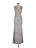 Aidan Mattox Silver Cocktail Dress Size 6 - photo 1