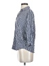 Zara Stripes Blue 3/4 Sleeve Button-Down Shirt Size S - photo 5