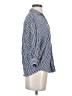 Zara Stripes Blue 3/4 Sleeve Button-Down Shirt Size S - photo 4