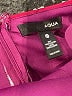 Aqua 100% Polyester Paisley Purple Cocktail Dress Size XS - photo 7