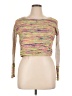 Black Brad Yellow 3/4 Sleeve Top Size XL (estimated) - photo 1