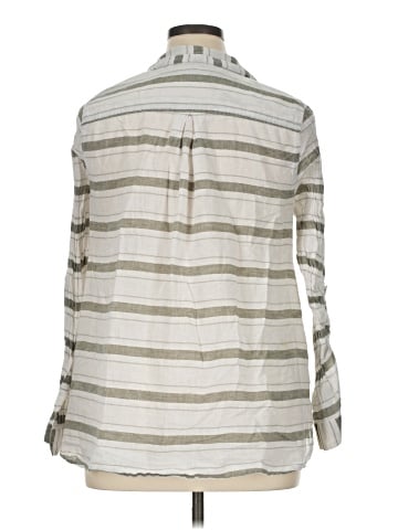 Lane Bryant Long Sleeve Button-Down Shirt (view 2)