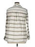Lane Bryant Stripes Gray Long Sleeve Button-Down Shirt Size 14 - 16 Plus - photo 2