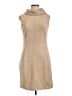 J. McLaughlin Solid Tan Casual Dress Size L - photo 1