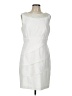 Connected Apparel White Cocktail Dress Size 12 - photo 1