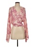 Mary & Mo Pink Long Sleeve Blouse Size S - photo 1