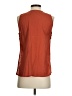 Assorted Brands Orange Sleeveless Button-Down Shirt Size XS - photo 2