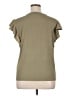 DKNY Green Short Sleeve Top Size XL - photo 2