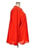 Calvin Klein 100% Polyester Orange Long Sleeve Blouse Size 3X - photo 4