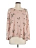 Rewind Pink Long Sleeve Blouse Size M - photo 1